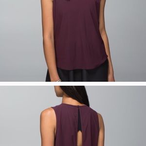 Burgundy Lululemon top